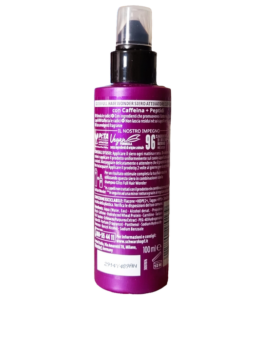 SCHWARZKOPF Gliss Siero Attivatore Cute e Radici
